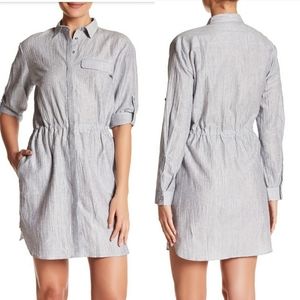 Anthony Thomas Melillo Linen Crinkle Shirt Dress